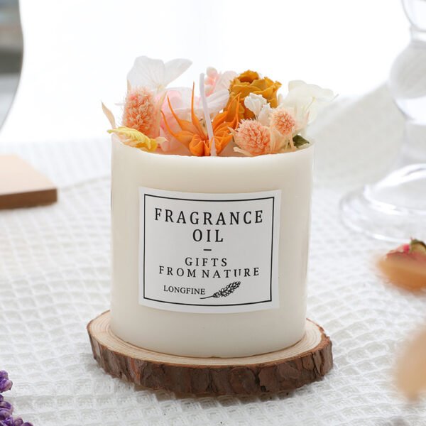 Dried Flowers Aromatherapy Candles by WonderfullyWyrd - Image 2