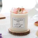 Dried Flowers Aromatherapy Candles by WonderfullyWyrd