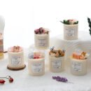 Dried Flowers Aromatherapy Candles by WonderfullyWyrd