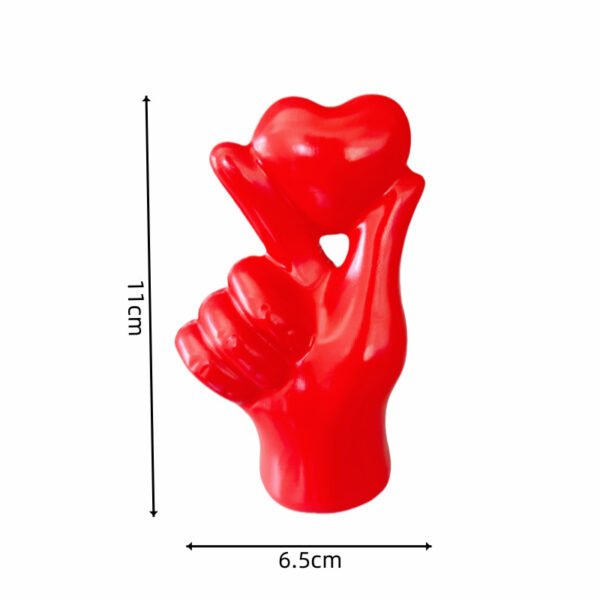 WonderfullyWyrd Decorative Resin Valentine's Day Love Gesture - Image 3