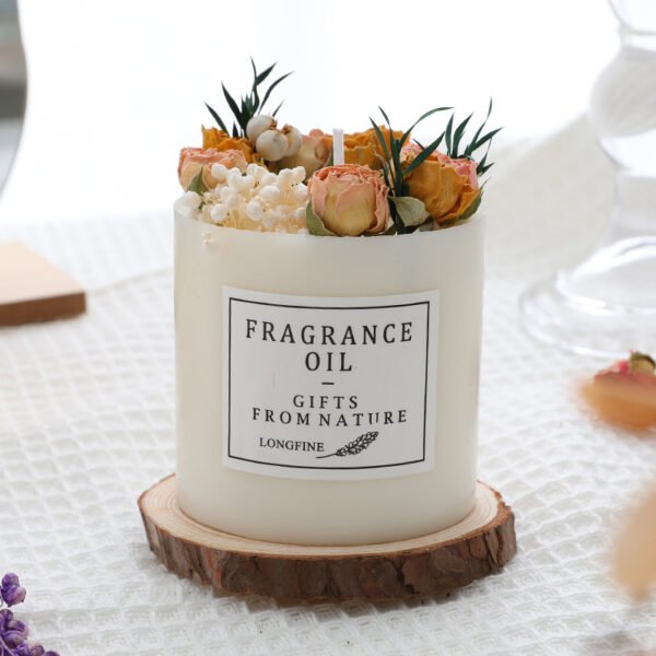 Dried Flowers Aromatherapy Candles by WonderfullyWyrd - Image 7