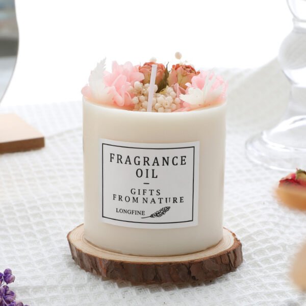 Dried Flowers Aromatherapy Candles by WonderfullyWyrd - Image 5