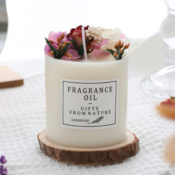 Dried Flowers Aromatherapy Candles by WonderfullyWyrd - Image 6