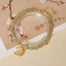 WonderfullyWyrd Fashionable Natural Hetian Jade Rabbit Bracelet