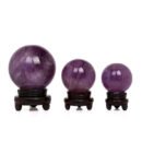 Wonderfully Wyrd Polished Amethyst Crystal Ball