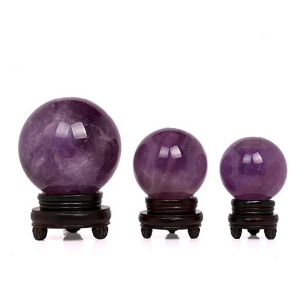 Wonderfully Wyrd Polished Amethyst Crystal Ball