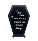 Coffin Letter Board Wooden Message Board