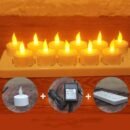 12 LED Rechargeable Tealights