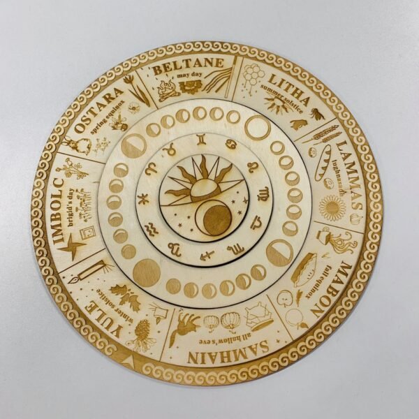 Wonderfully Wyrd Pagan Wheel Of The Year Annual Calendar - Image 8