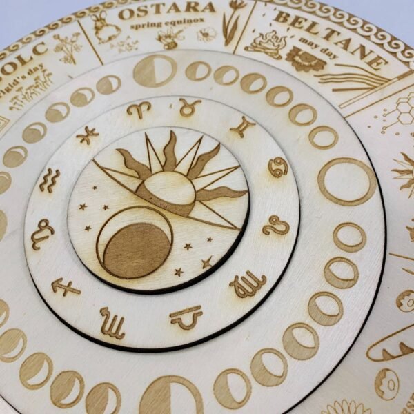 Wonderfully Wyrd Pagan Wheel Of The Year Annual Calendar - Image 4