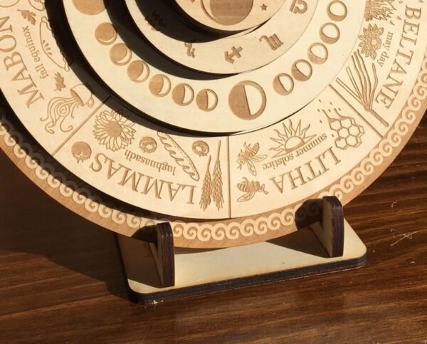 Wonderfully Wyrd Pagan Wheel Of The Year Annual Calendar - Image 2