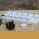 12 LED Rechargeable Tealights